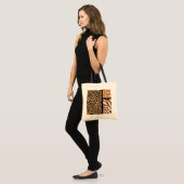 Animal Print Canvas tas (Voorkant (model))