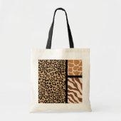 Animal Print Canvas tas (Voorkant)