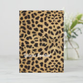 Animal Print Cheetah Kaart (Staand voorkant)