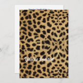 Animal Print Cheetah Kaart (Voorkant / Achterkant)