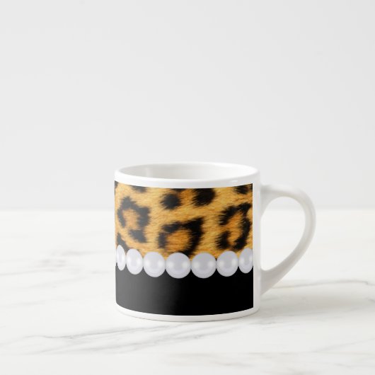 Animal Print Espresso Mok