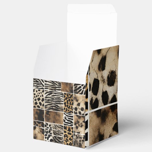 Animal Print - Favor Box  Bedankdoosjes (Geopend)