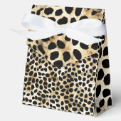 Animal Print - Favor Box with Ribbon Bedankdoosjes (Voorkant)