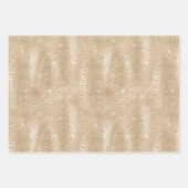 Animal Print Gold Glitter Inpakpapier Vel (Voorkant 2)