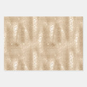 Animal Print Gold Glitter Inpakpapier Vel (Voorkant)