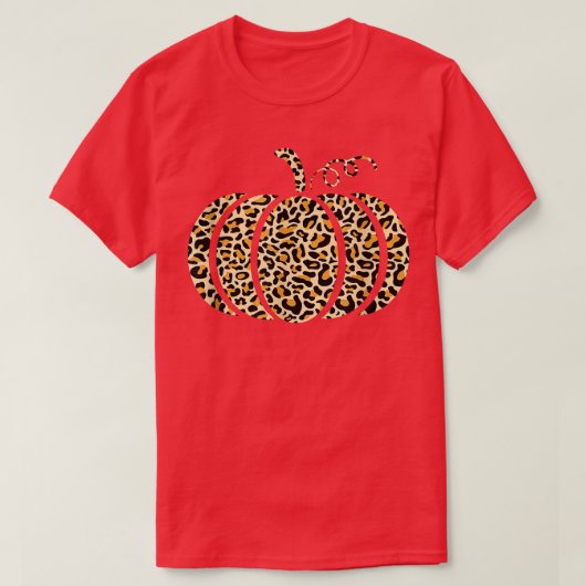 Animal Print Herfst Halloween T-shirt (Design voorkant)