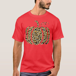 Animal Print Herfst Halloween T-shirt