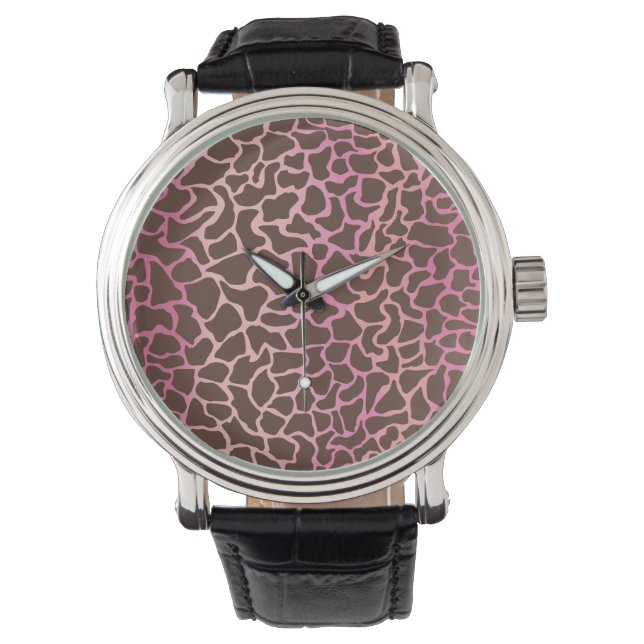 Animal Print Horloge (Voorkant)