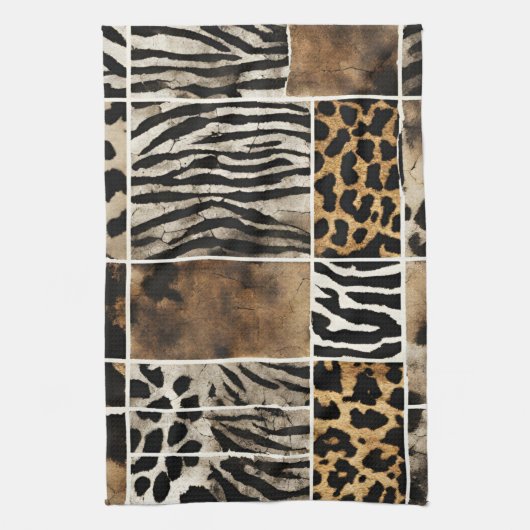 Animal Print - Kitchen Towel Theedoek (Verticaal)