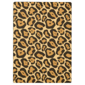 Animal print leopard clipboard klembord (Achterkant)