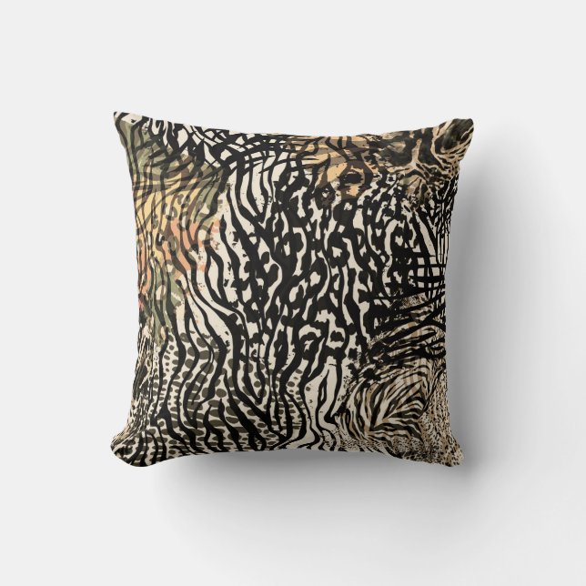 Animal print modern Luxury pillow Kussen (Voorkant)