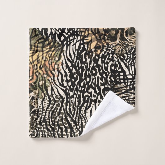 Animal print modern Luxury set towel Bad Handdoek (Wasdoekje)