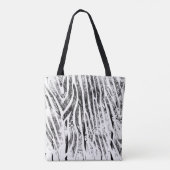 Animal Print Monogramed Tote Bag (Achterkant)