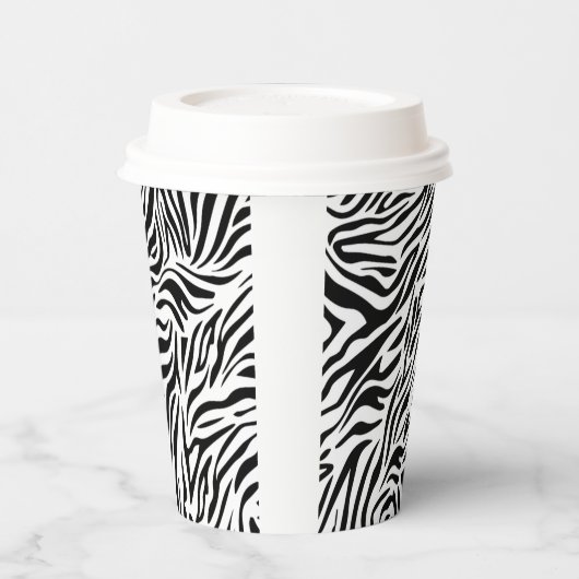 Animal Print Party Cups Zebra-stijl Papieren Bekers (Links)