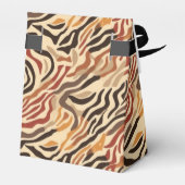 Animal Print Party-voorkeursbox Bedankdoosjes (Achterkant)