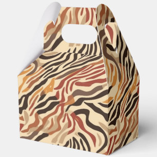Animal Print Party-voorkeursbox Bedankdoosjes