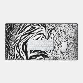 Animal Print Pattern Bureaumat (Keyboard & Muis)