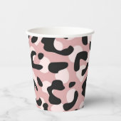 Animal print pattern papieren bekers (Voorkant)