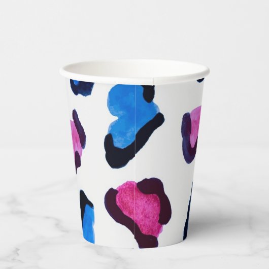 Animal print pattern papieren bekers (Rechts)