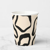 Animal print pattern papieren bekers (Links)