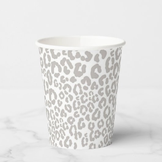 Animal print pattern papieren bekers (Links)