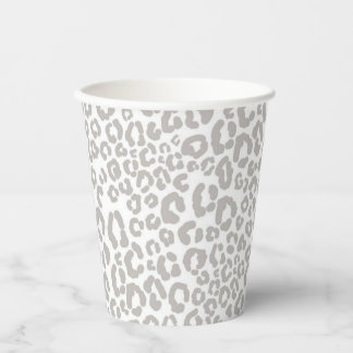 Animal print pattern papieren bekers