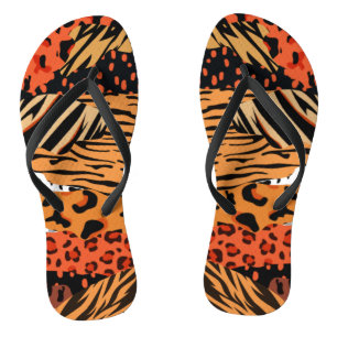 Animal Print Pattern Teenslippers