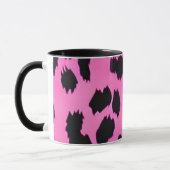 Animal Print Pink Leopard Mok (Links)