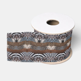 Animal Print Ribbon Grosgrain Lint