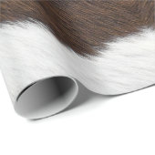 Animal Print Rundvee bruin Cadeaupapier (Rol Hoek)