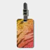 Animal Print Safari Bagagelabel (Voorkant verticaal)