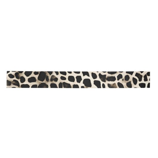 Animal Print - Satin Ribbon Satijnen Lint (Voorkant)