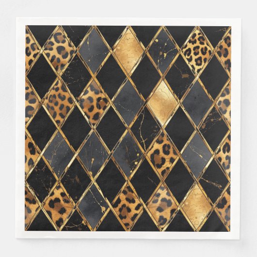 Animal Print  Servet (Voorkant)