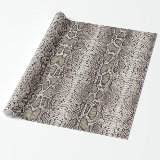 Animal Print SNAKE HUID Cadeaupapier (Uitgerold)