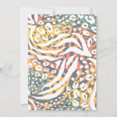 Animal Print Sweet 16th Birthday Invitations (Achterkant)