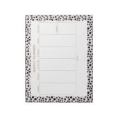 Animal Print Weekly Planner Tearway Notitieblok (Linkerzijde)