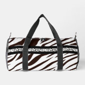 Animal print zebra black and white  plunjezak (Achterkant)