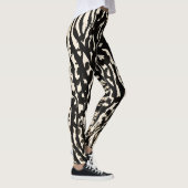 Animal print zebra modern cutting board leggings (Rechts)
