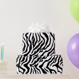 Animal Print zebra Safari Thema Cadeaupapier