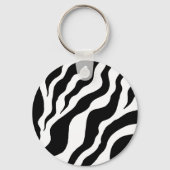 Animal Print Zebra Sleutelhanger (Voorkant)