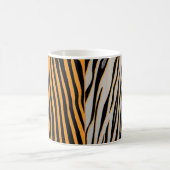Animal Printed Zebra Stripe coffee mig Koffiemok (Center)
