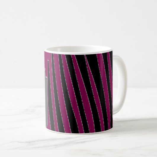 Animal Printed Zebra Stripe coffee mig Koffiemok (Voorkant rechts)
