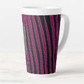 Animal Printed Zebra Stripe coffee mig Latte Mok (Rechterhoek)