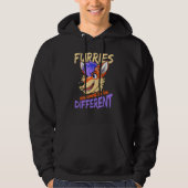 Animal Proud Furry Different Furry Tail Furry Pers Hoodie (Voorkant)