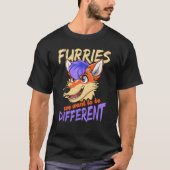 Animal Proud Furry Different Furry Tail Furry Pers T-shirt (Voorkant)