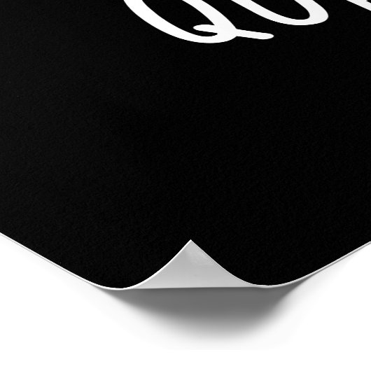 Animal Puns Quack me op Funny Duck Pun Dark BG Poster (Hoek)