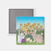 Animal Rabbit 🐰 Magnet (Voorkant / Achterkant)