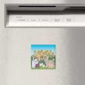 Animal Rabbit 🐰 Magnet (Insitu (Vaatwasser))