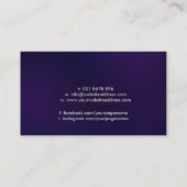 Animal Reiki Healing Waterverf Kunst Visitekaartje (Achterkant)