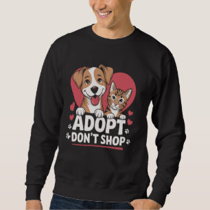 Animal Rescue Adoptie voor Dog Cat Pet Rescuers Trui
